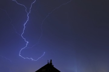 storm causing power outage