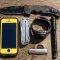 phone and knife for protection