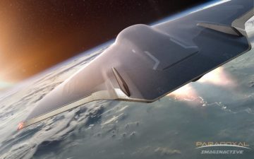 supersonic aircraft in space
