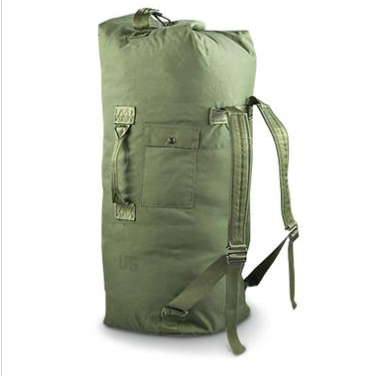 military surplus duffel bag